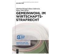 Gemeinwohl Im Wirtschaftsstrafrecht