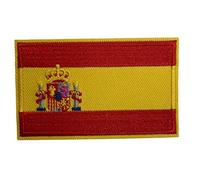 Gemelolandia | Écusson drapeau de l'Espagne écusson constitutionnel 8 x 5 cm | Cadeaux Originaux Pour la Décoration Vêtements et Accessoires | Pour les Occasions Spéciales