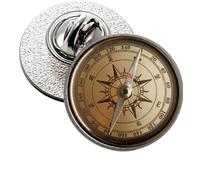 Gemelolandia | Magglass Carte de navigation et boussole No8 16 mm | Cadeaux Originaux Pour la Décoration Vêtements et Accessoires | Pour les Occasions Spéciales