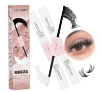 GEMERRY 2PCS Lash Bond et Seal DIY Cluster Cils Adhésif Colle d'extension Durable et imperméable 2 en 1 Convient pour Grappe Colles pour Extension Faux Cil Individuels (5 ml + 5 ml-2PCS)