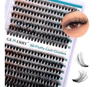 GEMERRY 3D Effet Faux Cils Bouquet Extension Cils Cluster Cils Volume Russe DIY à la Maison 40D+30D 0.07mm D Curl 10-18 Mix Volume Soie Cils Grappe de greffage soie Prefait (3D-30D+40D-0.07D-10-18mm)