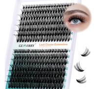 GEMERRY Faux Cils 40D/50D 0.07mm D Curl 10-18 Mix Bouquet Extension Cils | Cluster Cils Volume Russe DIY à la Maison Volume Soie Cils Grappe de greffage soie Prefait (40D+50D-0.07D-10-18mm)