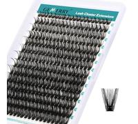 GEMERRY Faux Cils Bouquet Extension Cils Cluster Cils Volume Russe DIY à la Maison 50D 0.07mm D Curl 10-18 Mix Volume Soie Cils Grappe de greffage soie Prefait (50D-0.07D-10-18mm)