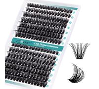 GEMERRY Faux Cils Bouquet Extension Cils Cluster Cils Volume Russe DIY à la Maison 80D/100D 0.07mm D Curl 10-18 Mix Volume Soie Cils Grappe de greffage soie Prefait (80D+100D-0.07D-10-18mm)