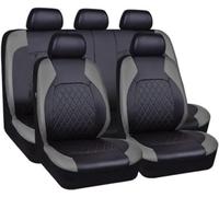 Gemesan 5Seats Ensembles Housses Siège Voiture en Cuir PU pour Lancia LYBRA Prisma THEMA, Universelle Set de Housses pour Sièges Avant et Arrière, Respirant Confortable Imperméable Couvre Sieges