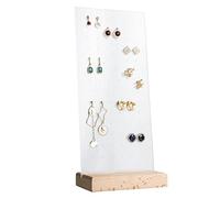 GemeShou Exposition d'oreilles en bois de hêtre, porte-oreilles en bois pour épingles, table d'exposition d'épingles de bijoux pour la présentation【Hêtre】