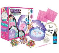 GEMEX- Atelier Pack Coquillage L'atelier créer Son Propre Bijoux Unique en Moins de 3 Minutes-Vu à la Télé, Multicolore, Taille