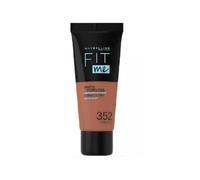 Maybelline – Fond de teint Fit Me Matte & Poreless – Peaux normales/grasses – 352 Cacao – 30 ml