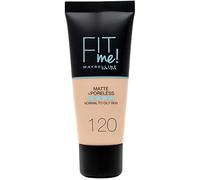 Gemey Maybelline – Fond de teint Fit Me Matte Poreless – Teinte 120 Classic Ivory