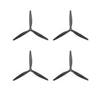 Gemfan 1310 Lot de 2 paires d'hélices à 3 lames en fibre de verre et nylon pour drone RC Quadcopter Noir