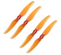 Gemfan 2 paires d'hélices 5126 à 2 pales LR5126 CW CCW pour drone RC longue portée (orange)