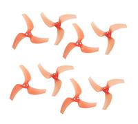 Gemfan 3032 Lot de 4 paires d'hélices à 3 lames CW CCW PC pour drone RC Quadrirotor Accessoires Pièces de bricolage Orange