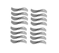 Gemfan Lot de 16 hélices de Drone à 2 Lames de 40 mm 8CW 8CCW 1 mm Compatible avec Moteur sans balais 1102 pour RC FPV Racing Freestyle Tinywhoop Mobula7 (Gris)