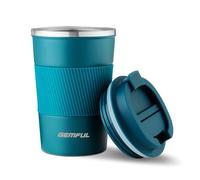 GEMFUL Mug Isotherme Cafe Tasse de Voyage pour café Chaud et Froid Lait et thé 380ml