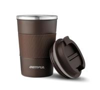 GEMFUL Mug Isotherme Cafe Tasse de Voyage pour café Chaud et Froid Lait et thé 380ml