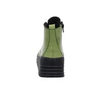 Gemini Bottine femme cuir texture multicolore talon compensé 033652-02, Taille:37 EU, Couleur:Vert