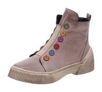 Gemini Bottines en Cuir pour Femmes. 033100-02, Pointure:37 EU, La Couleur:Beige