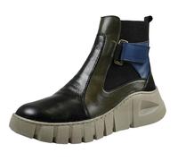 Gemini Bottines en Cuir pour Femmes 033313-02, Pointure:40 EU, La Couleur:Noir