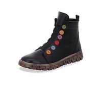 Gemini Bottines en Cuir pour Femmes 337135-02, Pointure:38 EU, La Couleur:Noir