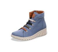 Gemini Bottines en Cuir pour Femmes 364224-02, Pointure:39 EU, La Couleur:Bleu