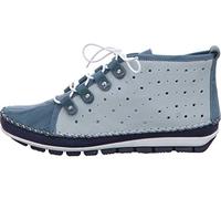 Gemini Bottines en Cuir pour Femmes. 382005-01, Pointure:42 EU, La Couleur:Bleu