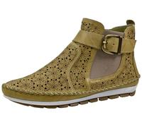 Gemini Bottines en Cuir pour Femmes 382019-19, Pointure:41 EU, La Couleur:Vert