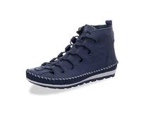 Gemini Bottines en Cuir pour Femmes 382175-01, Pointure:41 EU, La Couleur:Bleu