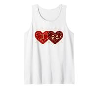 Gemini Cancer Love Chemise Saint-Valentin Match céleste Débardeur