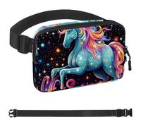 Gemini Ceinture de course à pied avec signes du zodiaque, ceinture d'entraînement pour téléphone, argent, clé, passeport, carte bancaire, réglable, pour homme et femme, pochette pour coureurs,