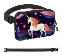 Gemini Ceinture de course à pied avec signes du zodiaque, ceinture d'entraînement pour téléphone, argent, clé, passeport, carte bancaire, réglable, pour homme et femme, pochette pour coureurs,