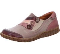 Gemini Chaussons Femme Cuir Stretch Fleurs Application Florale Aniline 033061-02