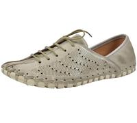 Gemini Chaussure à Lacets pour Femmes en Cuir 031218-02, Pointure:42 EU, La Couleur:Gris