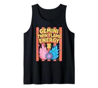Gemini Double Flamme énergie Astrologie Signe du Zodiaque Débardeur