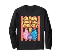 Gemini Double Flamme énergie Astrologie Signe du Zodiaque Manche Longue
