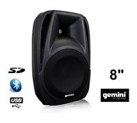 GEMINI ES-08P Enceinte active Boomer 8"" noir