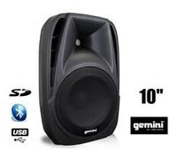 Gemini ES10BLU Enceinte active Noir Boomer 10" 440 watts Noir G