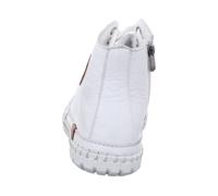 Gemini Femmes Bottes à lacets Fermeture éclair Hautes Baskets Bottine 395160-02, Taille:39 EU, Couleur:Blanc