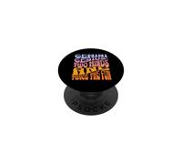 Gemini Genius Two Minds Twice The Fun Zodiac Typographie PopSockets PopGrip Adhésif