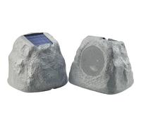 Gemini GHRK-500LTMS-PR Haut-parleur solaire portable Bluetooth Rock résistant aux intempéries, multi-liens, sans fil, éclairage LED