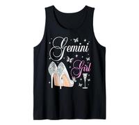 Gemini Girl May Juin Birthday Party Zodiac Talons Hauts Débardeur