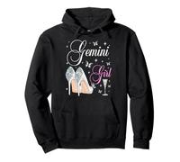 Gemini Girl May Juin Birthday Party Zodiac Talons Hauts Sweat à Capuche