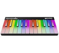 Gemini Sound PianoProdigy - Clavier à 24 touches Bluetooth éclairé - Piano portable et extensible pour musiciens débutants - Contrôleur MIDI sans fil pour dispositifs iOS/Android (appli requise)