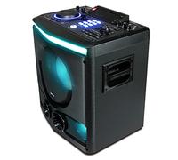 Gemini Haut-parleur Bluetooth karaoké pour fête, woofer 8", LED, micro (GPK-800)