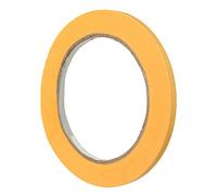 Gemini_mall® 1 rouleau de ruban de masquage de 10 mm x 50 m pour bricolage, peinture, décoration, garage, carrosserie, artisanat, sans résidus, (10 mm x 50 m, jaune)