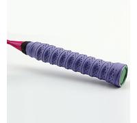 Gemini _ Mall 2 pièces Bande à enrouler pour manche de raquette de badminton, de tennis ou de squash, antidérapante, perforée, violet