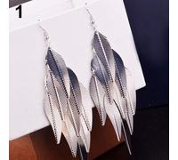 Gemini_mall Boucles d'oreilles pendantes style baroque rétro pour femme avec crochets en forme de feuilles pendantes pour la Saint-Valentin, la fête des mères, un mariage, une fête, Noël, un