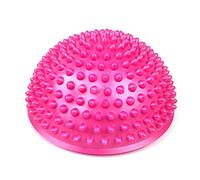 Gemini_mall® Coussin d'équilibre de stabilité pour enfants et adultes - Balle de massage pour les pieds (rose rouge)