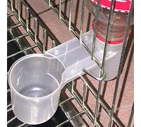 Gemini _ Mall Distributeur d'eau/Abreuvoir en plastique avec bol pour oiseau