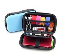 Gemini_mall® Étui de transport en EVA pour disque dur externe 2,5" Noir