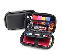 Gemini_mall® Étui de transport en EVA pour disque dur externe 2,5" Noir